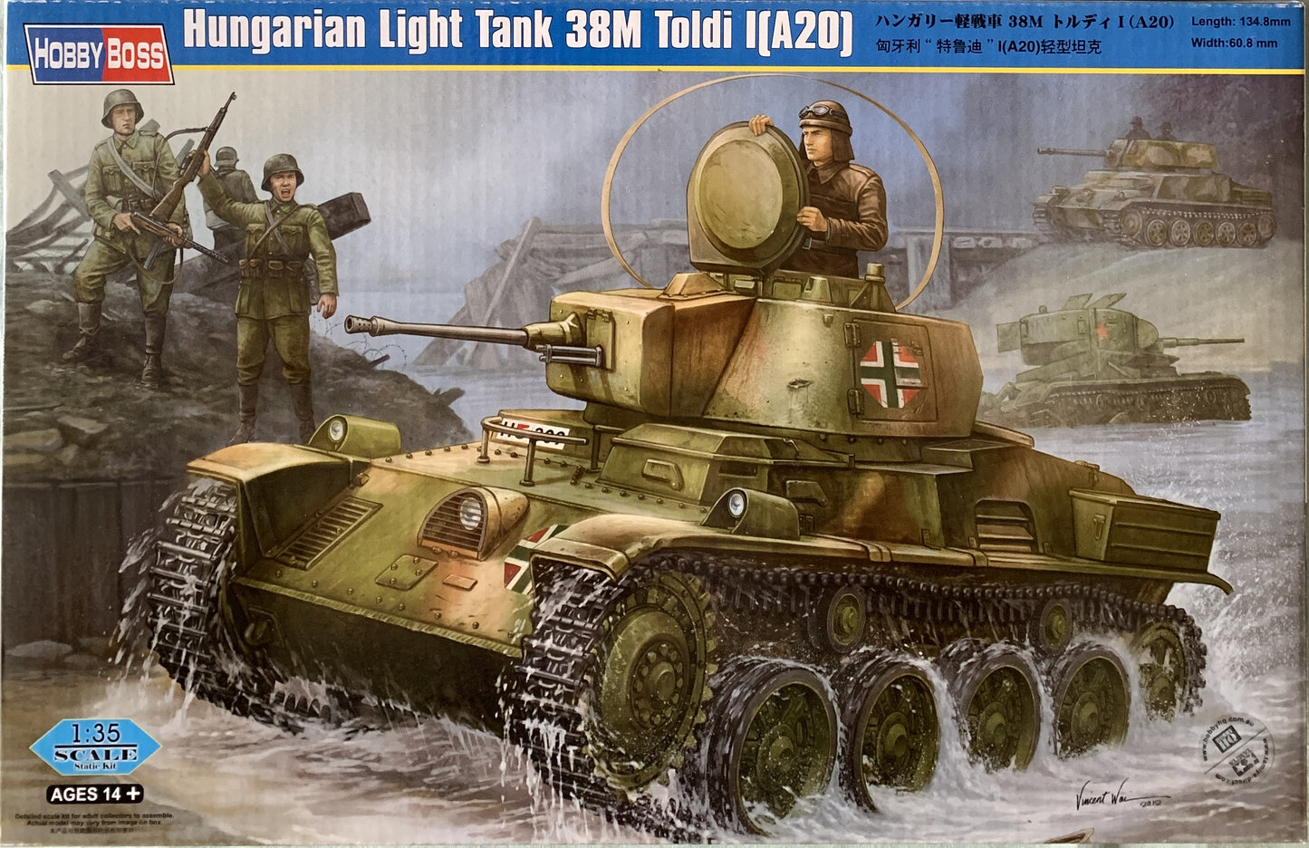 Hobby Boss 1/35 Hungarian Light Tank 38M Toldi I (A20)