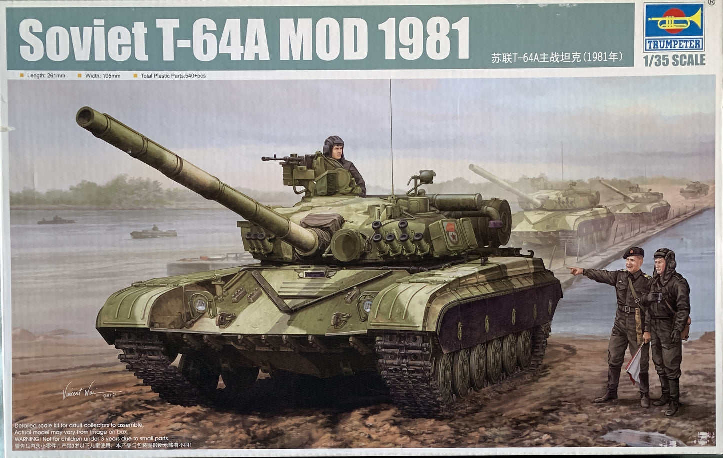 Trumpeter 1/35 Soviet T-64A Mod. 1981