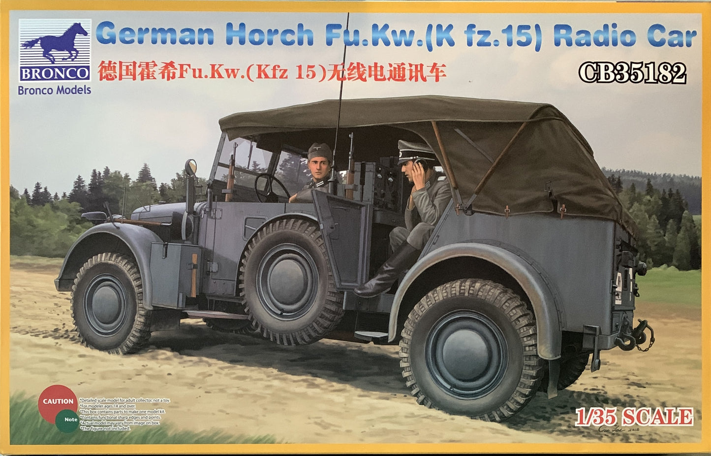 Bronco 1/35 German Horch Fu.Kw (K.fz.15) Radio Car