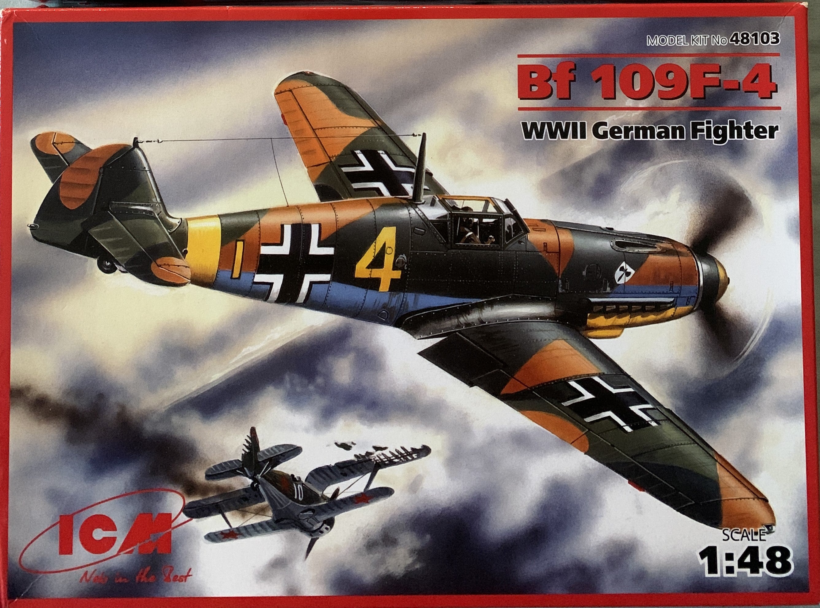 Messerschmitt Bf 109F-4Z/Trop WWII German Fighter - Maquette Char Promo Messerschmitt Bf 109F-4Z/Trop WWII German Fighter - Maquette Char Promo