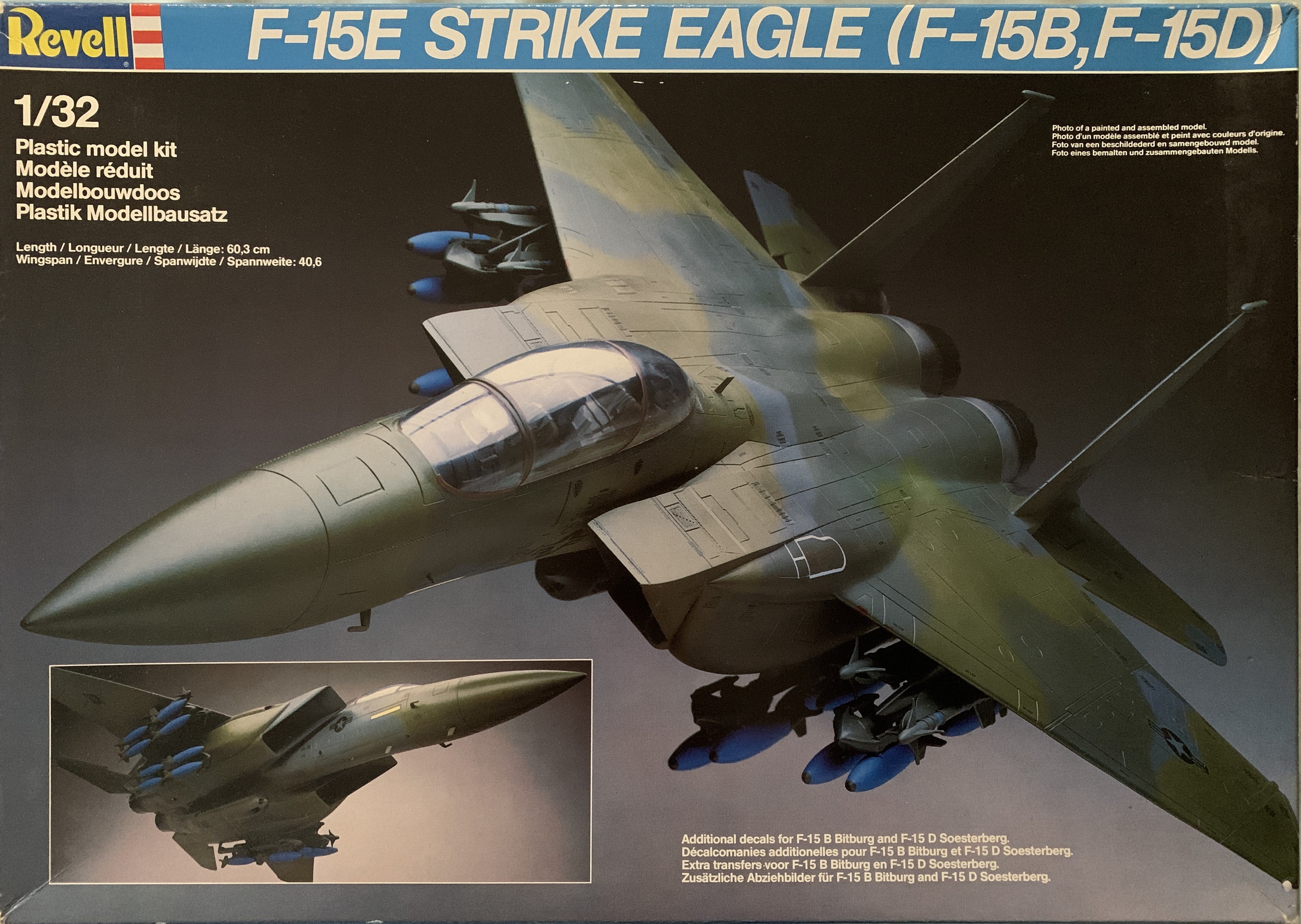 Revell 1/32 F-15E Strike Eagle (F-15B, F-15D) – Sprue Finders