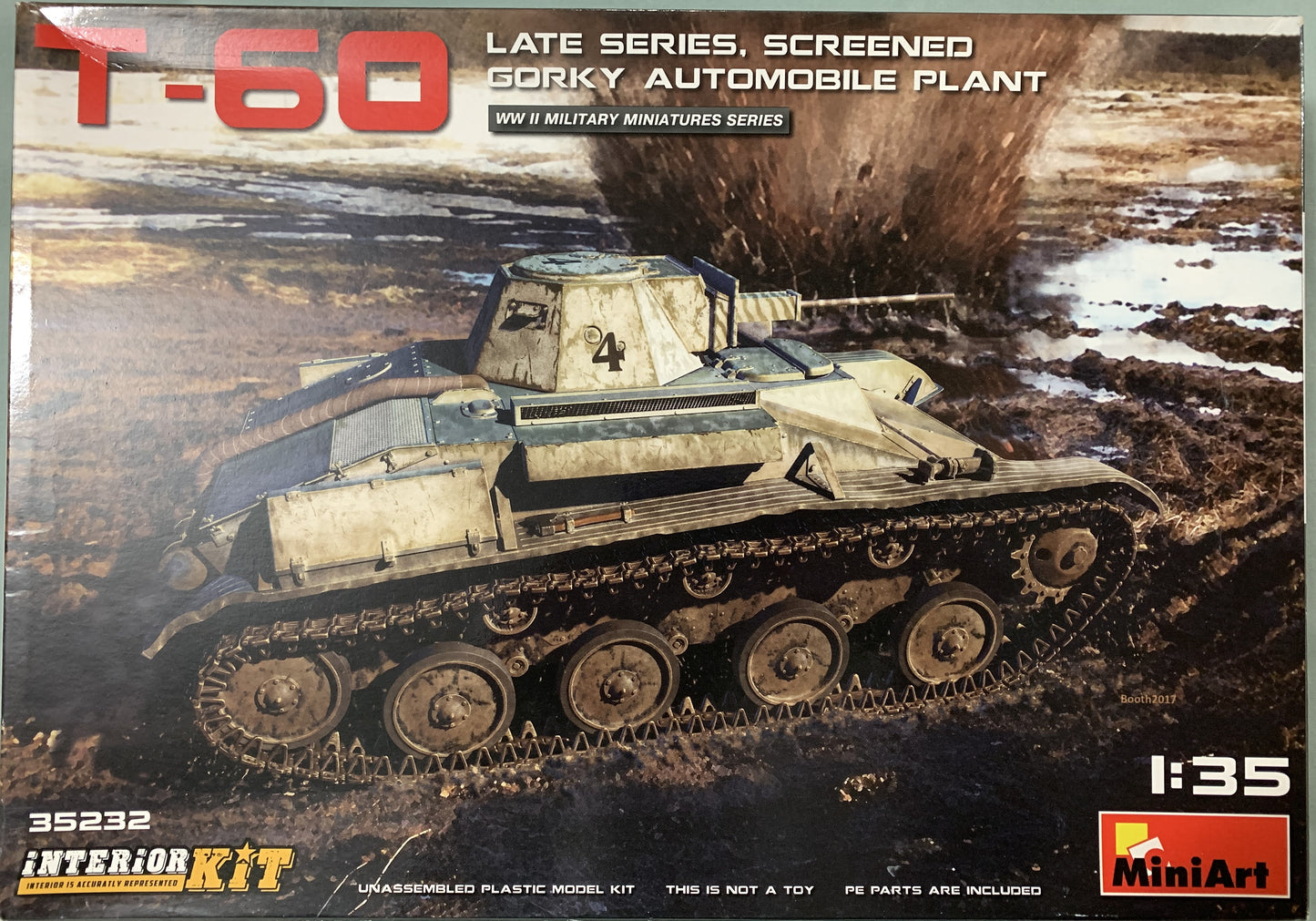 Mini Art 1/35 T-60 Late Series Screened, Gorky Plant