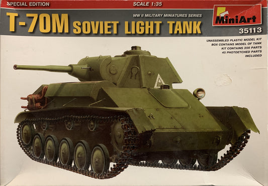 Mini Art 1/35 T-70M Soviet Light Tank