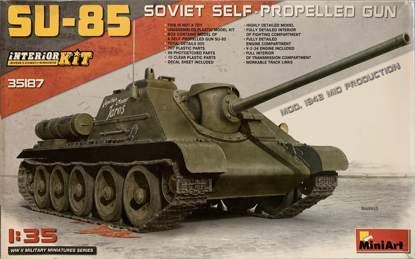 Mini Art 1/35 SU-85 Soviet Self Propelled Gun