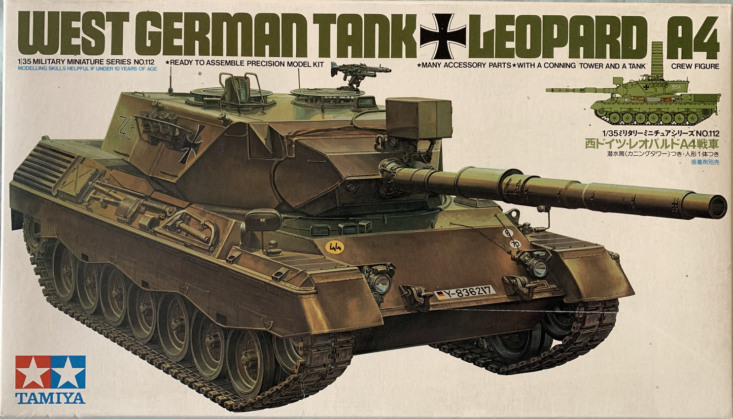 Tamiya 1/35 West German Tank Leopard A4