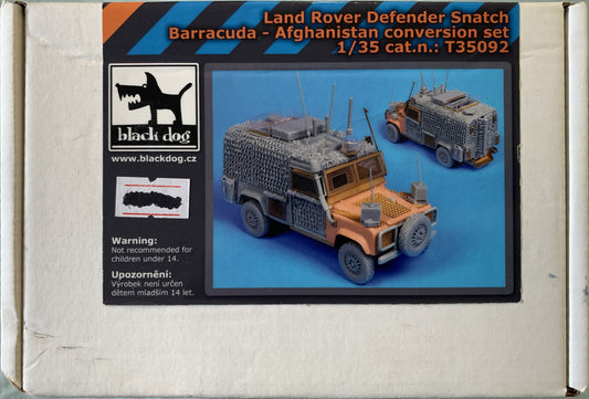 Black Dog 1/35 Land Rover Defender Snatch Barracuda-Afghanistan conversion set