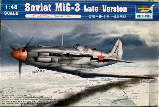 Trumpeter 1/48 Soviet Mig-3 Late Version