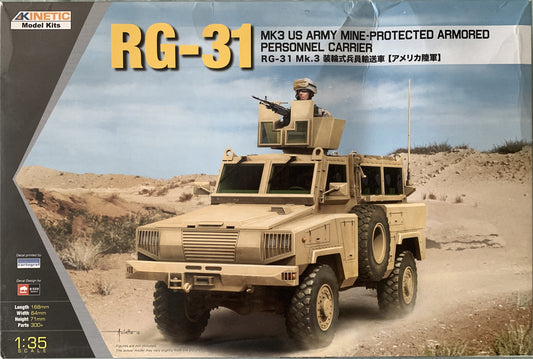 Kinetic 1/35 The United States Army RG-31 Mk.3