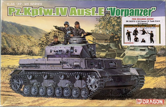 Dragon 1/35 Pz.Kpfw.IV Ausf.E "Vorpanzer" w/Panzer IV Tank Crew