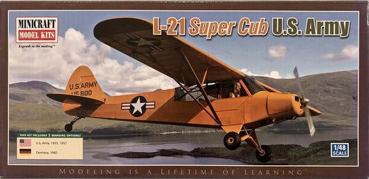 Minicraft 1/48 L-21 Super Cub U.S.Army