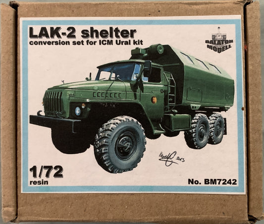 Balaton Modell 1/72 LAK-2 Shelter conversion for ICM Ural kit