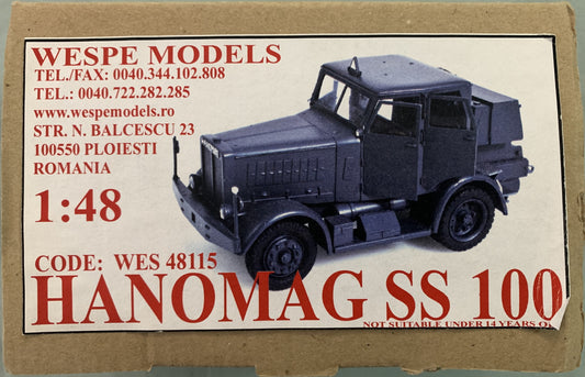 Wespe Models 1/48 Hanomag SS100 "Ready To Fit" resin kit