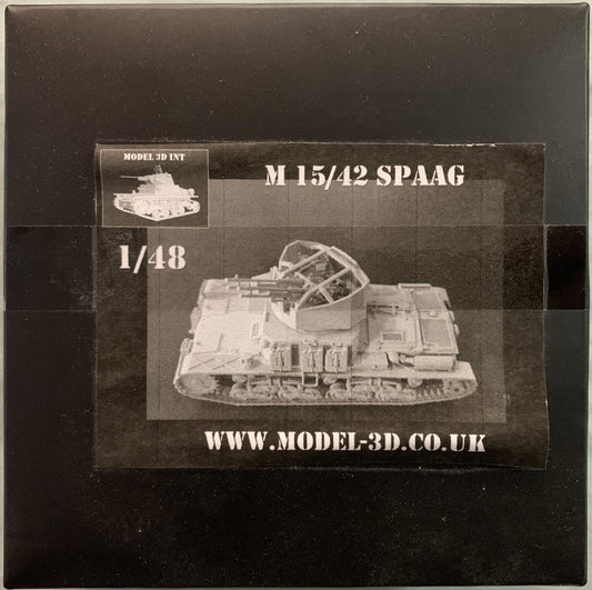 [53] Model-3D 1/48 Carro Armato M15/42 SPAAG