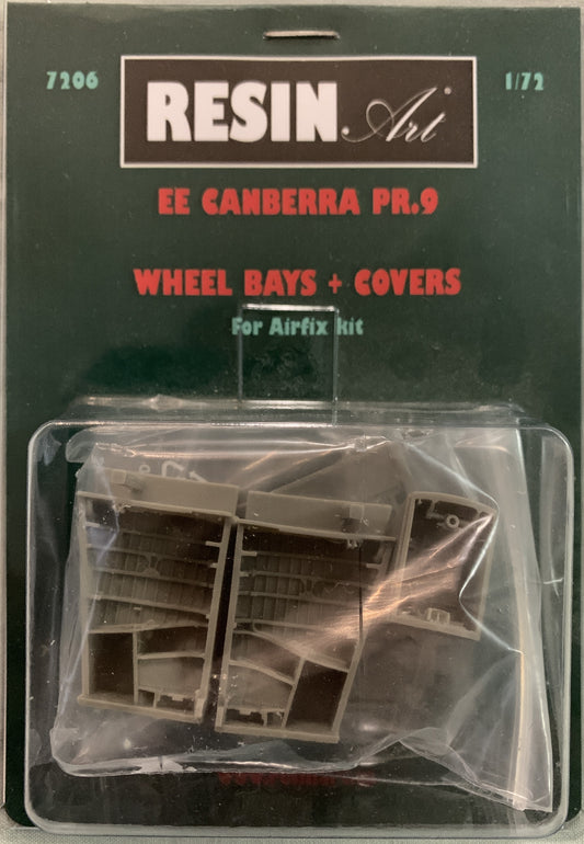 [53] Resin Art 1/72 E.E Canberra PR.9 Wheel Bays & Covers