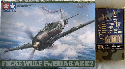 Tamiya 1/48 Focke Wulf Fw 190A-8/A-8R2 + extras