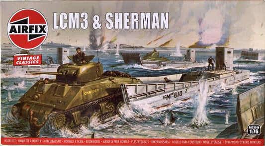 Airfix 1/76 LCM3 & Sherman