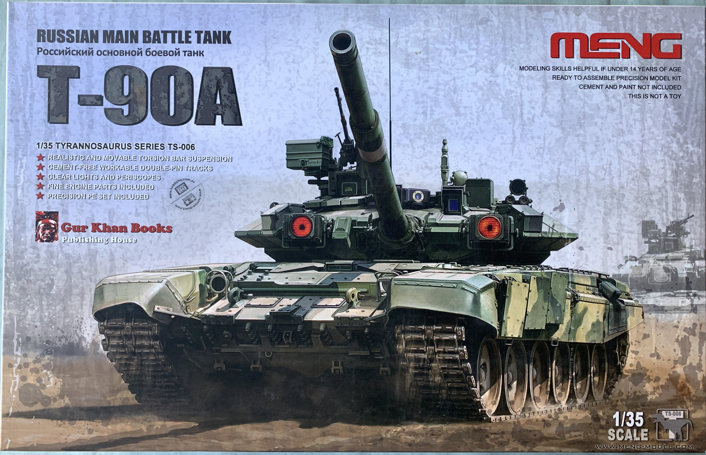 Meng 1/35 T-90A Russian Main Battle Tank