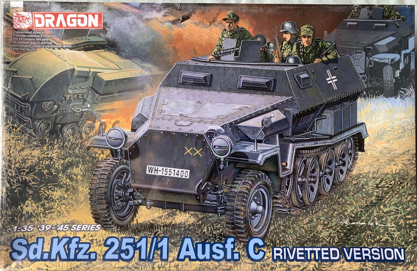 Dragon 1/35 Sd.Kfz.251/1 Ausf.C Rivetted Version