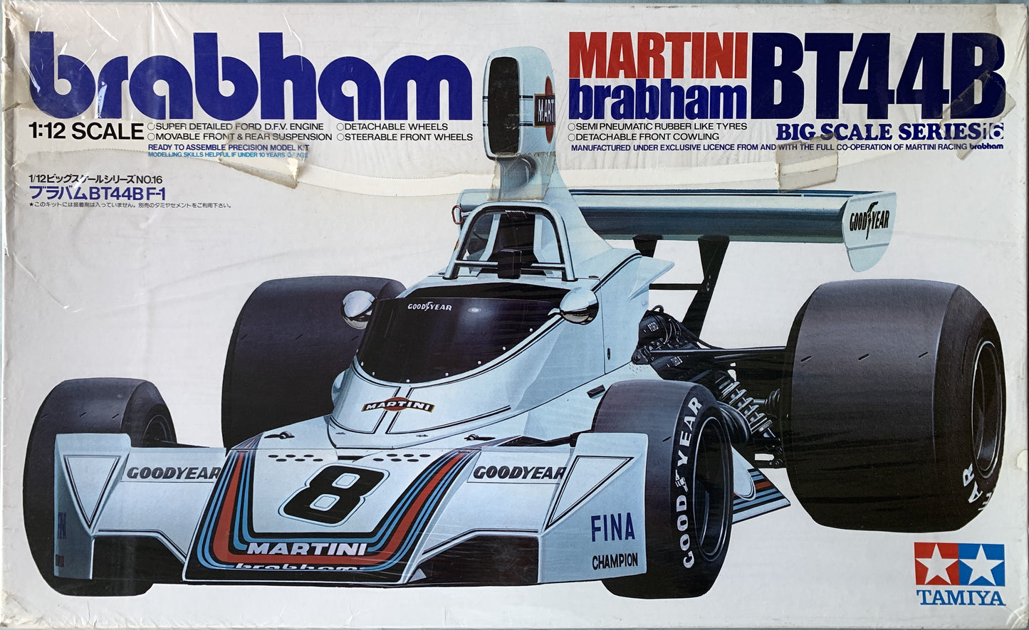 Tamiya 1/12 Martini Brabham BT-44B F1