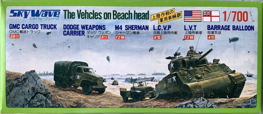 Pit Road 1/700 "The vehicles on the beach head"