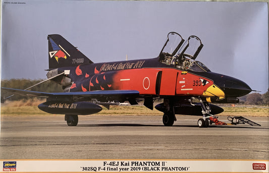Hasegawa 1/48 F-4EK Kai Phantom II "302 SQ. F-4 Final Year 2019 (Black Phantom)"